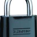 Master Lock 178D Set-Your-Own Combination Padlock, Die-Cast, Black (Pack of 2)