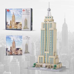 3819PCS Empire State Micro Mini Building Blocks Set,Commemorative Architectural Model Building,Unique Choice for 6+ Kids or Adults (Tower)