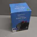 Amazon Basics 30 Gallon Flextra Strength Multipurpose Drawstring Trash Bags, 20% Post Consumer Recycled Material, Tear Resistant, Black, 50 Count