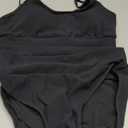 Herseas Womem 2 Piece High Waisted Bestselling Bikini Set Color Block Swimsuit 2025 Summer Beach Swim Bathing Suit