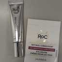 RoC Derm Correxion Lip Volumizer - Lip Plumper Peptide Treatment with Hyaluronic Acid & Vitamin E + Line Smoothing Eye Cream Packette