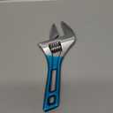 Lichamp 8-Inch Stubby Adjustable Wrench with 44 mm Wide Jaw Opening for Plumbing Automotive and Industry Tight Spaces Work
