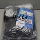 VETHIN Elastic Roof Style Four Corner Post Princess Bed Canopy Curtains Cozy Breathable Tent Canopy Mosquito Net for Girls & Adults Bedroom Decoration (Black, 70-78" W*86" L*82"*H/ (King))