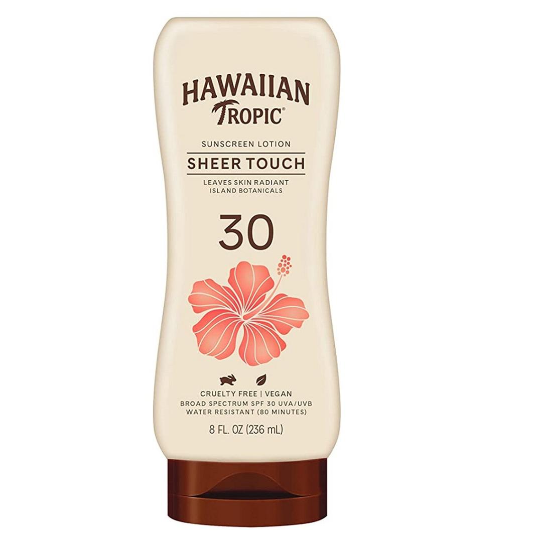 Hawaiian Tropic Sheer Touch Sunscreen Lotion, SPF 30, 8 OZ