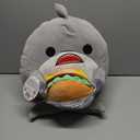 Snackles Series 2 16-inch by ZURU Cuddly Squishy Comfort 16-inch Plush with Licensed Snack Brand Accessory (Shark&Sonic Burger)