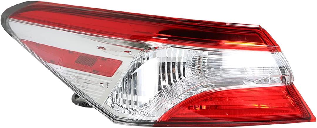 labwork Left Side Halogen Tail Light Brake Lamp Replacement for Toyota Camry SE LE 2018 2019 2020 Rear Outer Taillamp Driver Side 81560-06720