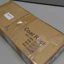 Solid Wooden Coat Rack Freestanding, New Zealand Pine Coat Tree with 8 Hooks & 3 Adjustable Sizes for Coats, Hats, Handbags and Scarves, Space Saving for Entryway/Office/Bedroom (Brown) (1 PC)