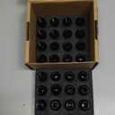 32pcs 14x1.5 OEM Lug Nuts for Chevy Silverado GMC Sierra 2500 3500,14mmx1.5 Black One-Piece Wheel LugNuts 1.75" H 7/8" Hex Replacement 2012+ Ram 2500 3500, 8 Lug Stock Wheel GM Part No 611-236 9596070