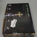 YJFWAL Solar Glass Cross Garden Stake Light, Cemetery Decorations for Grave Outdoor Lights, Easter Jesus Cross Angel Wings Sympathy Memorial Gifts, for Garden Lawn Yard Patio Decor