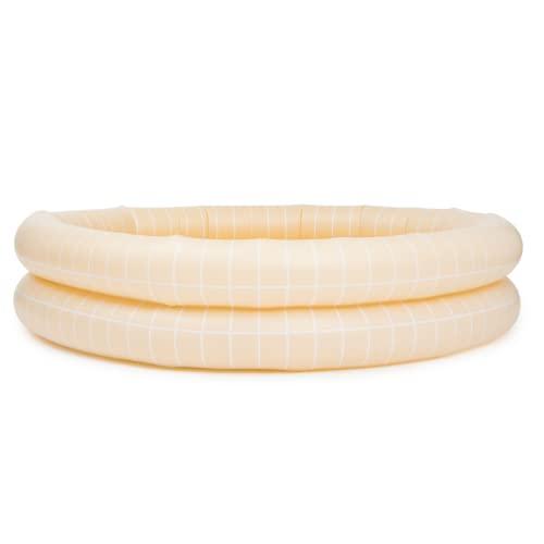 Pool Buoy Round Inflatable Pool with Storage Bag - Premium Outdoor Swimming Pool for Kids, Toddlers, Infants and Adults - Garden and Backyard Pools for Family Summer Pool Party (Peachy Pat)