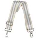 Purse Strap Silver Hardware Wide Bag Straps Replacement Crossbody Adjustable Shoulder Strap for Purses Canvas Tote Handbags