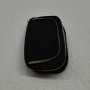 OCHEAL Small Cosmetic Bag, Portable Cute Travel Makeup Bag for Women and girls Makeup Brush Organizer cosmetics Pouch Bags-Black (Small (Pack of 1))