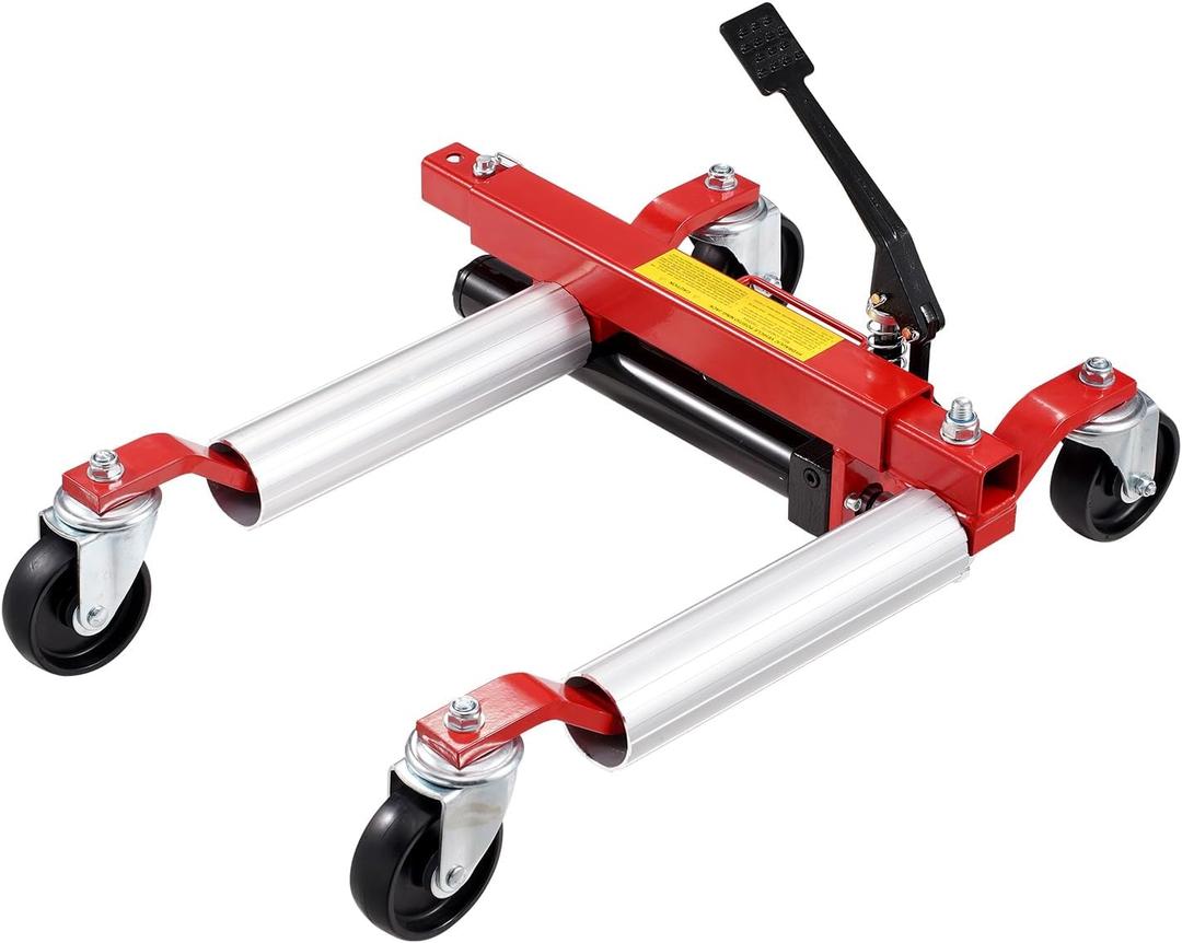 VEVOR Wheel Dolly - Max Capacity 1500 Lbs, Car Jack Dolly Lifter with 360 Rotatable Wheels, Heavy Duty Vehicle Positioning Hydraulic Tire Jack, for Vehicle Repair and Moving