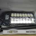 VOOJOY 8000W Solar Street Lights Outdoor, Solar Lights Outdoor Waterproof with Motion Sensor and Remote Control, Parking Lot Light Dusk to Dawn Security Flood Light for Yard, Garden, 2 Pack