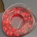 Waterproof LED Rope Lights, Connectable & Flexible with 8 Modes, Outdoor Lighting for Deck, Garden, Pool, Patio & Christmas Decor (20ft)