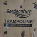 Gardenature 60" Kids Trampoline Indoor, 5ft Toddler Mini Trampoline with Basketball Hoop, Gymnastics Bar, Rings, Christmas Toys Birthday Gifts for Girls Boys Age 3-8, Green