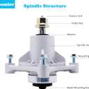 Lawn Mower Spindle Assembly,Height5-7/8''(150mm), Replace AYP 174356 174358 Husqvarna z246 532174356 587125201 532174358 GTH2548 GT2248 GTH2248 YTH1848XP YTH2448 YTH2748