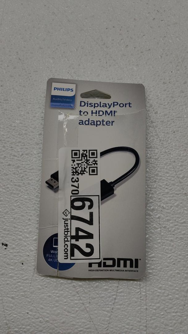 Philips DisplayPort To HDMI Adapter