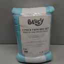 Jay Franco Bluey & Bingo 5 Piece Twin Size Bed Set - Includes Comforter & Sheet Set - Super Soft Kids Bedding Fade Resistant Microfiber (Official Bluey Product)