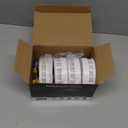 4 Pack Smoke and Carbon Monoxide Detector with Test Button, 85dB Loud Beep, LCD Display, Battery-Operated Smoke Detector Carbon Monoxide Detector Combo for House, Apartment, Kitchen, Garage Use, EXP: 10 Years After Installation