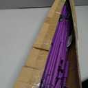 Growsun Large Tomato Cage 6 Pack Upto 73 inch Tall Tomato Trellis Garden Stakes Plant Support,Purple(5ft Stake add 18 inch Adjustable Stakes)