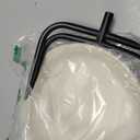 Bird Baths for Outdoors Heavy Duty, 35.5in Detachable Birdbaths for The Garden Clearance, Bird Bath Bowl Spa & Birdfeeder with Metal Stake Stand for Outdoors Garden, 4 Spiky Feet (C) (White)