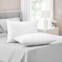 Martha Stewart Bed Pillow, King, White 2 Count