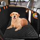 XWIDE Dog Car Seat Cover for Back Seat - Multifunctional Dog Seat Cover for Back Seat | Detachable Hard Bottom Stability | Back Seat Extender for Dogs | Easy Install | Waterproof & Scratch-Proof