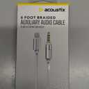 Acoustix iPhone AUX Cord 3,5 mm, Headphone Jack Adapter Male Aux Stereo Audio Cable Compatible for iPhone 14/13/12/11/XR/X/8/7