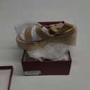 Monrovia Platform Sandals for Women – Elastic Strap Espadrille Wedge Sandals, Comfortable Chunky Heels for Summer Walking, Casual Travel or Beach Outfits Nude 7.5