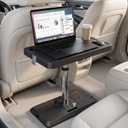 Car Desk for Laptop, Rock-Solid Typing, Pneumatic Lift for Easy Viewing