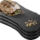 STARVAST 3Pcs Reptile Basking Platform, 11×5.3 Inch Tortoise Rock Plate Feeding Food Bowl Turtle Bathing Resting Basking Rock for Lizard Gecko Bearded Dragon Chameleon Snake Frog