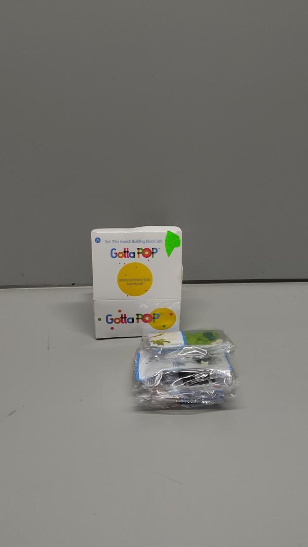 Gotta Pop 3ct Insect Building Block Set