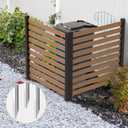 Air Conditioner Fence 42" W X 42" H Trash Can Fence for Outside No Nig Privacy Panel Pool Equipment Enclosure (2-Pack)