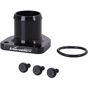 Billet Aluminum Thermostat Housing for 1999.5-2003 Ford Powerstroke 7.3L Thermostat Housing with Leak Proof Seal Black