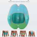 Lumbar Support Pillow, Back Support Pillow for Chair, Memory Foam Car Seat Back Pillows for Back Pain Relief, Ergonomic Design, Perfect for Home Office Desk Chairs,Plane-No Vibrating Version (Grey)