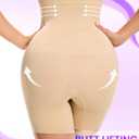 SIMIYA Shapewear Tummy Control Shorts for Women, 5-IN-1 Body Shaper High Waisted Girdle Boyshort Slip Short for Under Dresses (XXL)