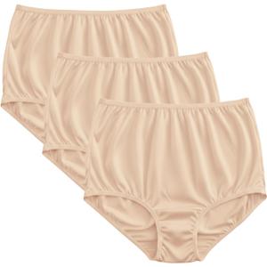 Vanity Fair womens Perfectly Yours Ravissant Tailored Nylon Brief Panty 15712 (10, Fawn Multi)