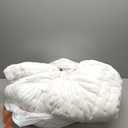 WDCOZY White King Size Quilt Bedding Sets with Pillow Shams, Lightweight Soft Bedspread Coverlet, Quilted Blanket Thin Comforter Bed Cover, All Season Summer Spring, 3 Pieces, 104x90 inches (White (Gold Cross Stitching))