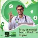 50 Pcs Mental Health Awareness Bracelets Ribbon with 50 Pcs Positive Affirmation Cards Mental Health Hope Green Ribbons Wristbands for Party Favors Fundraising Mental Health Awareness Gifts