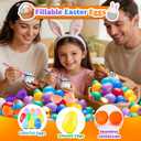 500PCS Fillable Plastic Easter Eggs, Empty Easter Eggs for Egg Hunt, Party Favors, Basket Stuffers, Classroom Prizes, Holiday Decorations