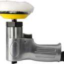 PROSHI 3-Inch Mini Air Polishing Kit 3-Inch Mini Polisher with the sanding pad and form pad and wool buffing
