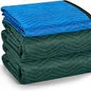 3 Pack Moving Blankets Combo, 1PC 72"x80" (3lb/ES) + 2PCS 80"x144"(7lb/ea)