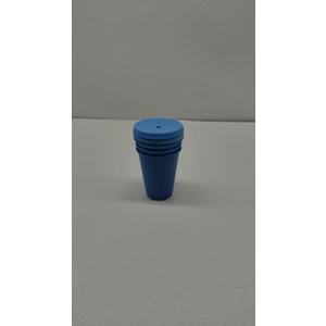 Little Table Cup,Lid ,4 Cups,17 Oz, Blue
