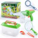 PLAY Bug Catcher Kit,Outdoor Toys for Kids Ages 4-8 8-12,Bug Catcher Vacuum with Critter Habitat Case,Butterfly net,Magnifying Glass,Toddler Outside Toys for 3 4 5 6 7 8+ Year Old Boys Birthday Gift