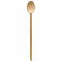 HIC Kitchen Deluxe Heavyweight French Beechwood Spoon, Made in France, 17.75 Inches, Heavy Duty Wooden Cooking Spoon For Stirring And Mixing