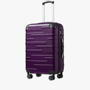 Coolife Luggage Suitcase Carry-on Hardside Travel Luggage TSA Lock Spinner Telescopic Handle