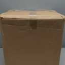 Akro-Mils 30235 AkroBins Plastic Storage Bins, Space-Saving Stackable Bins for Garage, Pantry, Craft Organization, 11" x 11" x 5", Black, 6-Pack