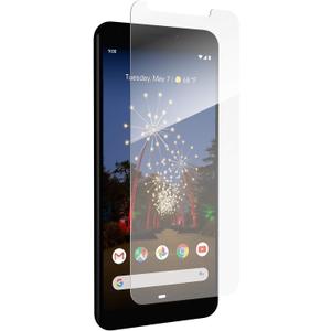2 x ZAGG InvisibleShield Glass+ - Tempered Glass Screen Protector - Made for Google Pixel 3A - Case Friendly