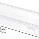 novelinks Plastic Clear Storage Containers for Organizing, Craft Storage Organizers and Stackable Storage Bins with Lids for Pencil Box, Bead, Cookie Cutter, Board Game (6 Pack Large)